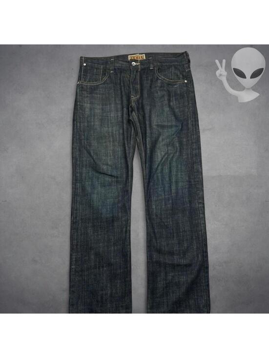 Levi's Other - Levi's 514 Straight Jeans 36x34 Dark Wash Blue Vintage